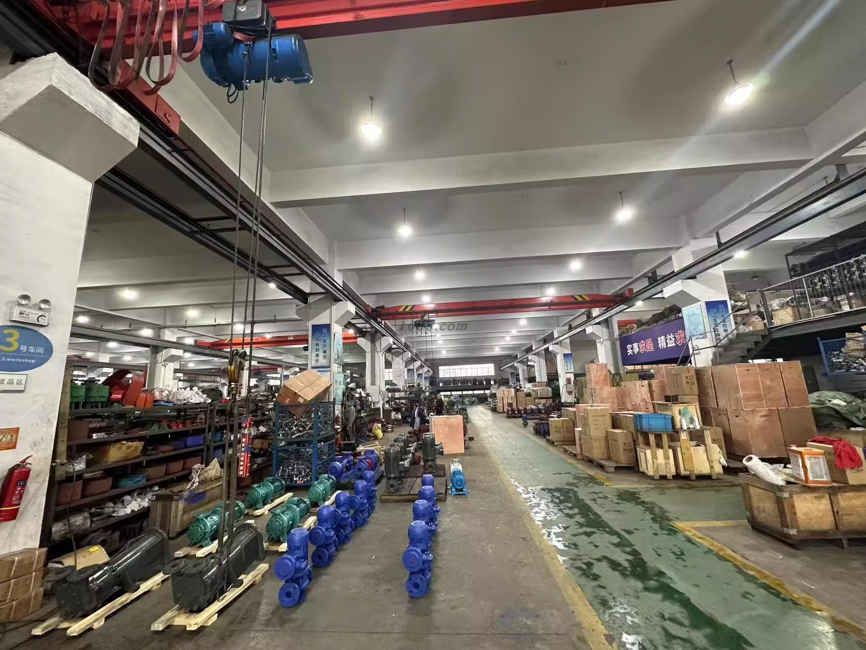 Sanlian pump factory workshop